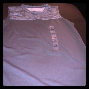 Boys two tone grey tank top